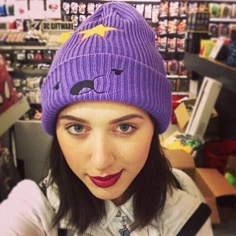 Embroidered Woolen Winter Pullover Hat